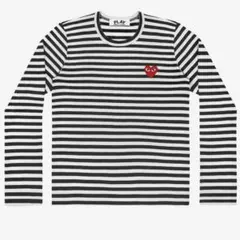 PLAY COMME DES GARÇONS ボーダー長袖Tシャツ
