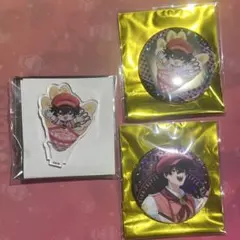 佐伯イッテツ Oriens マリオンクレープ 缶バッチアクスタセット