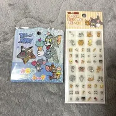 トムジェリ タイルシール おはじきシール セット