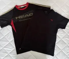 HEAD PUMA キッズ Tシャツ 2枚セット 160cmのサムネイル