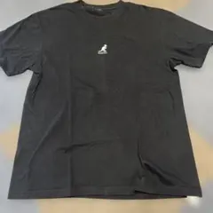 KANGOL カンゴール 刺繍ロゴ Tシャツ ブラック