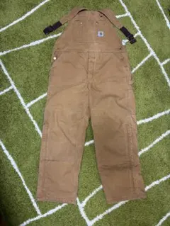 Carhartt オーバーオールR06BRN 34x32○USA古着○67117 - メルカリ