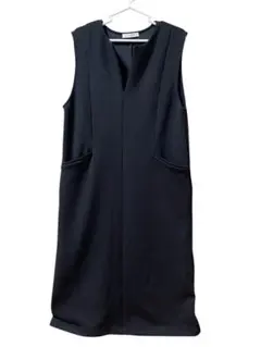 ワンピース　ジャンパースカート　マタニティ　黒