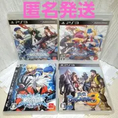 ブレイブルー　戦国バサラ　　　　　PS3ソフト　4点まとめ売り