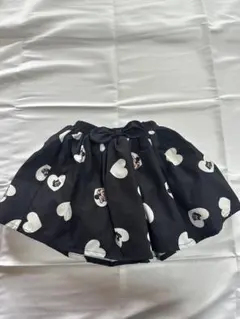 リトシー　ミニー　 ハート　スカート100cm 黒/白