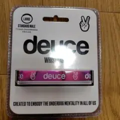 【値下げ不可】新品未開封deuceリストバンド　紫マーブル③