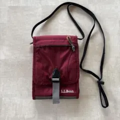 LLBean サコッシュパスケース　バーガンディ　ボルドーのサムネイル