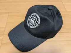 ★値下げ★黒のポリエステルキャップ ロゴ入り★