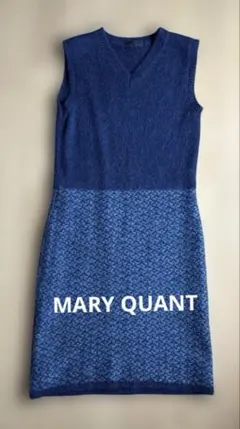 MAKY QUANT ノースリーブニットワンピース