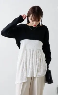 パッチワーク ニット