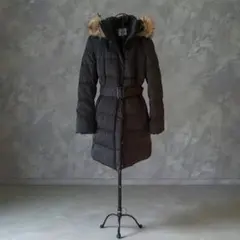 ライナ様✨バーバリーロンドン アンゴラ ロング コート　ファー ベルト 激安ファッション - ライナ様✨バーバリーロンドン アンゴラ ロング