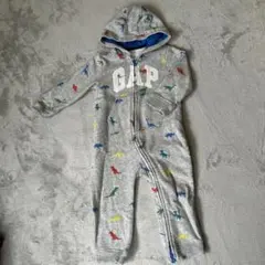 baby GAP 恐竜柄 フード付きロンパース 18-24mのサムネイル