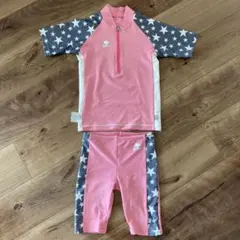 ミズノ　水着　120 ピンク　セパレートタイプ　しまじろう【4月上旬処分予定】
