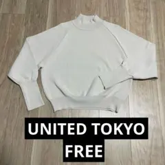 UNITED TOKYOボリュームスリーブハイネックニットバルーン袖ニットのサムネイル