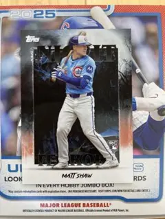 topps update 2025 マット ショウ