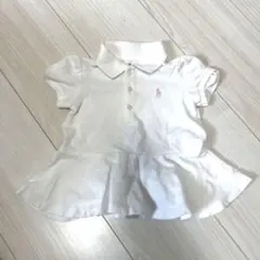 美品！Ralph Lauren 12M ポロシャツ ホワイト