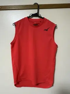 MIZUNO 陸上用　レーシング　ノースリーブシャツ レッド　Mサイズのサムネイル