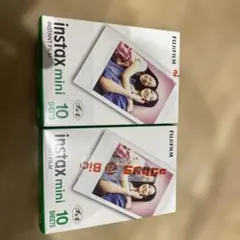 FUJIFILM instax mini フィルム 10枚入りx2