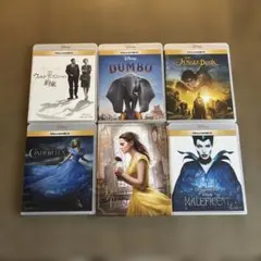 ディズニー英語　ディズニー実写版　ブルーレイ　6作品セット