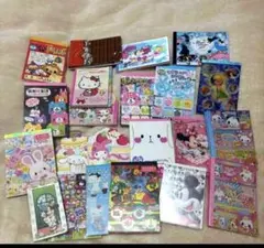 キャラクター メモ用紙バラ売り　50枚セット　キティ、マイメロ、スティッチ、平成
