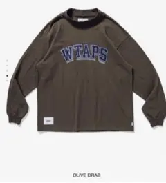 wtaps DAWN MOCK NECK LS OLIVE DRAB