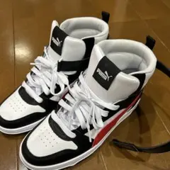 ☆ロー☆様専用 Puma リバウンド ゲーム /ホワイト/ブラック/レッド