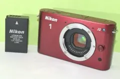 Nikon 1 J4 ボディ オレンジ ミラーレス一眼 通電確認済み - メルカリ