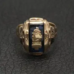 1956年ヴィンテージハイスクールリングパール10Kカレッジリング クラス