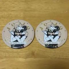 ジョディオ　ジョジョワールド　75㎜ホログラム缶バッジ