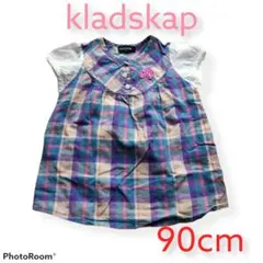 kladskap クレードスコープ 90 女の子 キッズ 半袖 チュニック