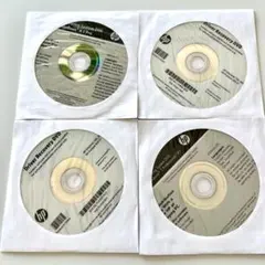 HP 엘리트데스크/프로데스크 시리즈용 4디스크 복구 DVD 세트