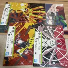 エヴァンゲリオン G賞クリアポスター 5セット