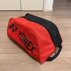 YONEX ヨネックス　シューズケース レッド×ブラック