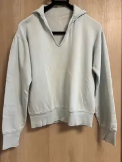 50s usvintage ハーフジップスウェット サーモンピンク コの字ジップ