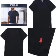 レア✨】polo Ralph Lauren slim t xs 黒×赤パッチ - メルカリ