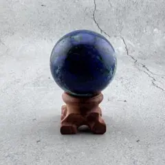 M-60アズライト 丸玉 天然石 スフィア ブルー 原石 パワーストーン