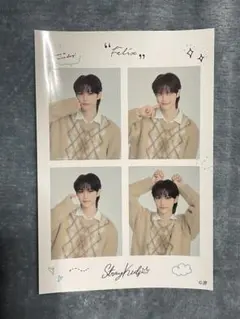 StrayKids スキズ フィリックス ピリ ファミマ 4cut ステッカー