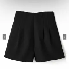ハイウエストタックショートパンツ[at1647]