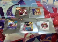 ラウンドワン ワンピース コラボステッカー 5枚セット ルフィ ナミ ゾロ