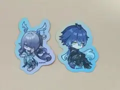 空の庭と月の祈り　ステッカー