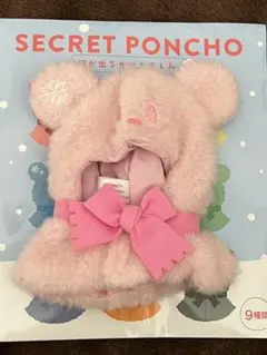 ディズニーストア ユニベアシティ シークレットポンチョ ピンク