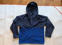 【美品】ノースフェイス フード付き ジャケット ナイロン 濃紺×青 メンズ S
