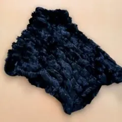 ラビットファー ポンチョ