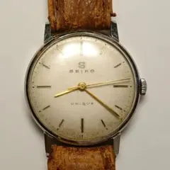 SEIKO UNIQUE 手巻き 腕時計 稼働