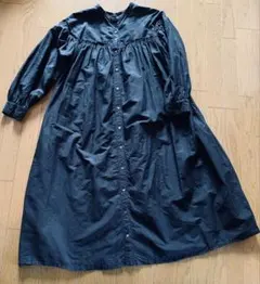 美品】ネストローブ 2way リネン ボリューム ワンピース 羽織り 上品