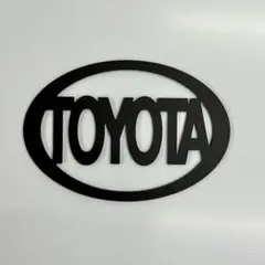 TOYOTA トヨタアクリルエンブレム　130mm×89mm サイズ変更可能！