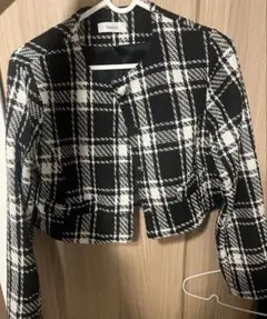 ダーリッチ ショートツイードジャケット スカート セットアップ M