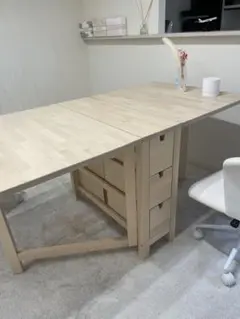 【美品】IKEA NORDEN ノールデン　折りたたみテーブルのサムネイル