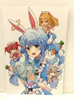 魔法少女ノ魔女裁判 橘シェリー 手描きイラスト 色紙 まのさば ファン