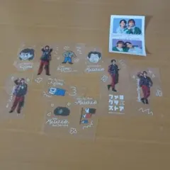 もんビバ クリアステッカーとステッカーセット